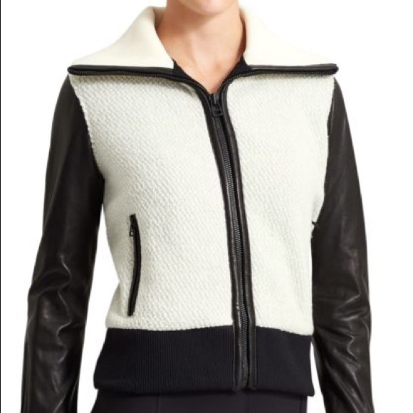 Derek Lam 10C Athleta collab.Sherpa fleece jacket. - Picture 3 of 7